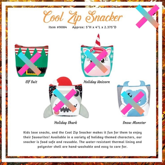 Thirty One Rainbow Cool Zip Snacker - Picture 7 of 8